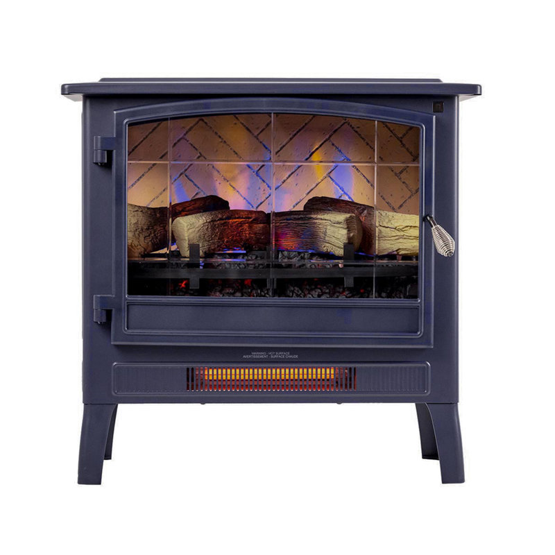 Country Living Infrared Freestanding Electric Fireplace Stove Heater